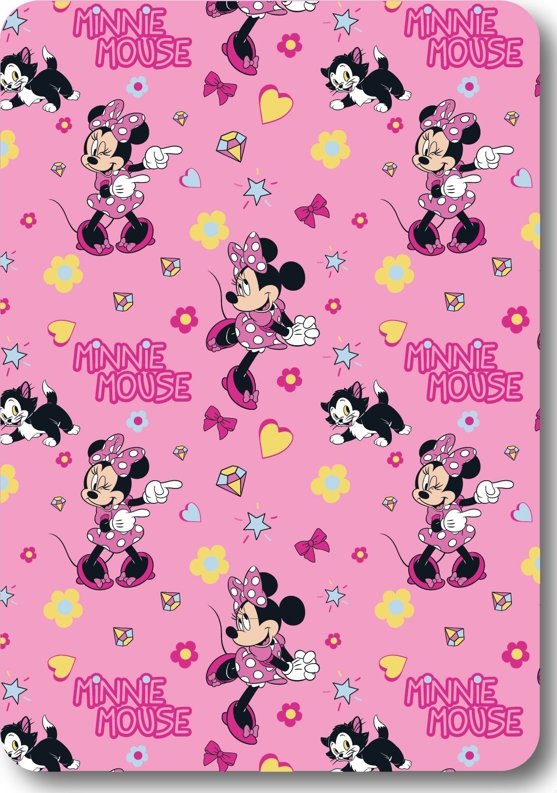 Plaid Polaire Minnie Disney