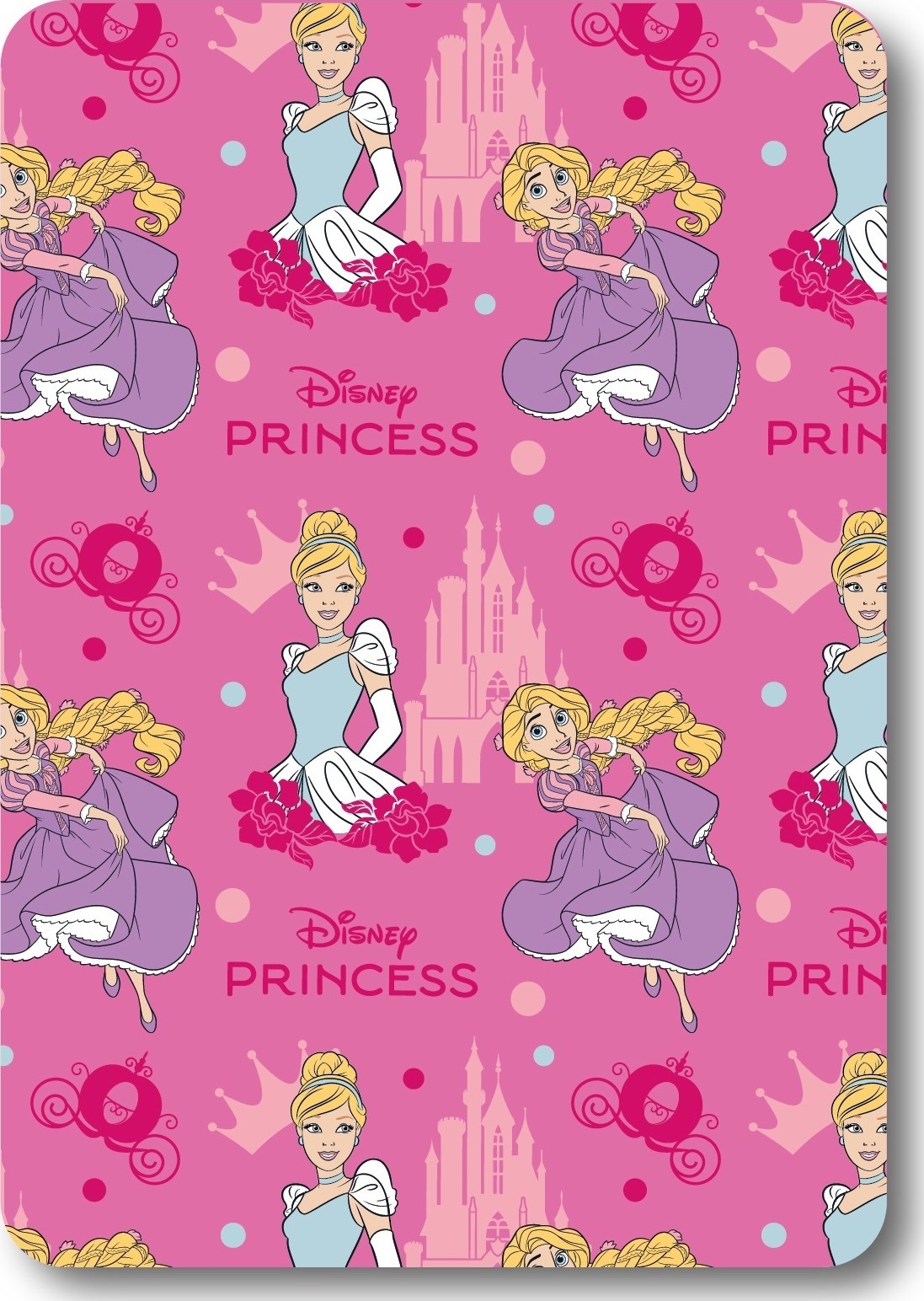 Plaid Polaire Princesse Disney